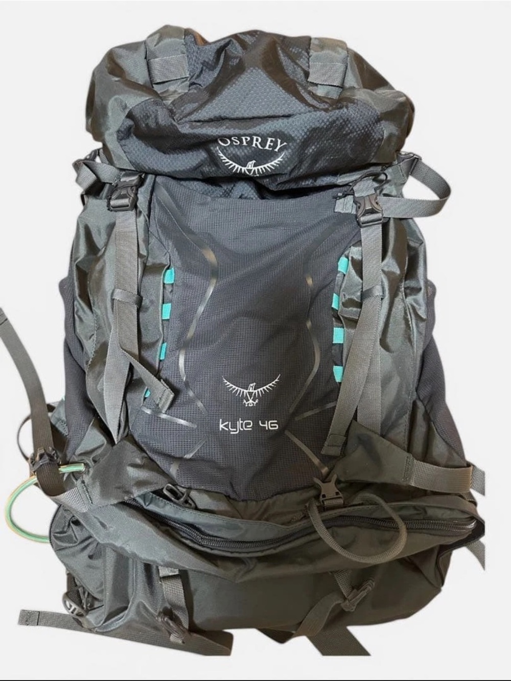 Osprey Kyte 46 Backpack Gray Turquoise